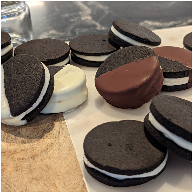 Chocolate Sandwich Cookies (One Dozen)