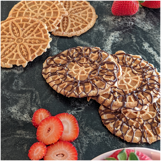 Strawberry Pizzelle (Two Dozen)